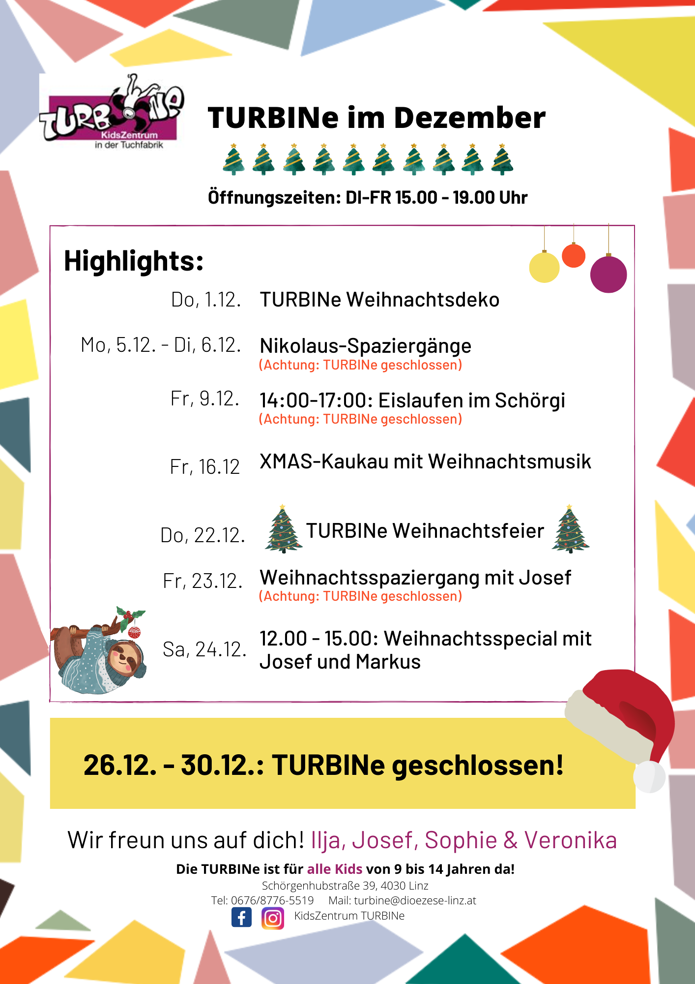 Monatsprogramm Dezember 2022