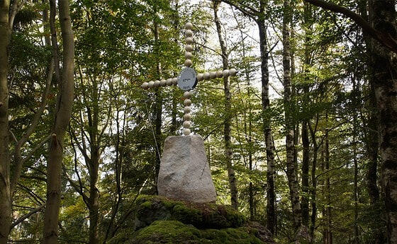 Gipfelkreuz am Leopoldschläger Berg