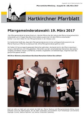 Pfarrblatt März 2017