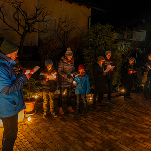 Familie Haijes lud zur adventlichen Feier