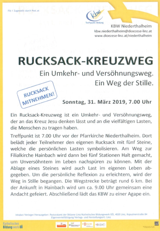 Einladungsflyer