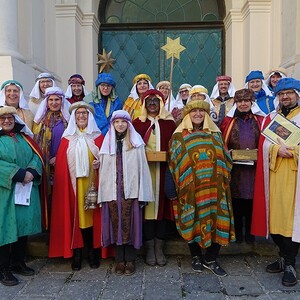 Gruppenfoto nach der Hl. Messe