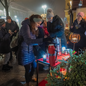 Beate Huemer lud gemeinsam mit dem Katholischen Bildungswerk am Hauptplatz ein