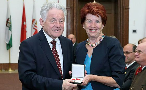 Maria Fischerlehner und Dr. Josef Pühringer