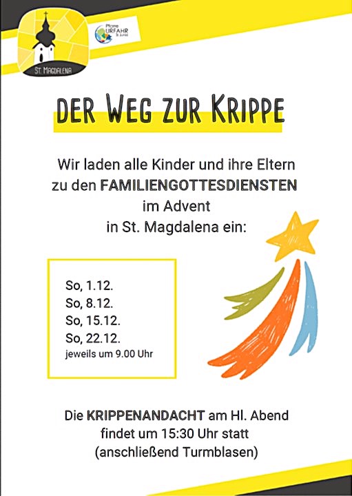 Der Weg zur Krippe