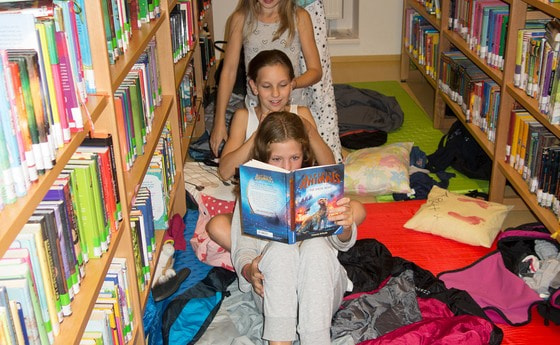 Lese- und Spielenacht in der Bibliothek Hagenberg