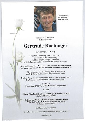 Gertrude Buchinger