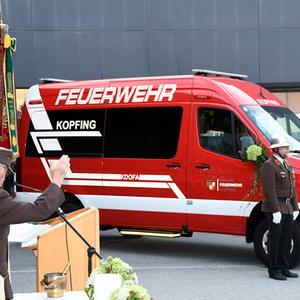 Segnung Komandofahrzeug FF Kopfing