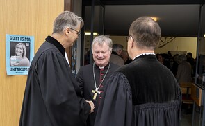 Bischof Scheuer dankt Siebenbürger Sachsen und Banater Schwaben