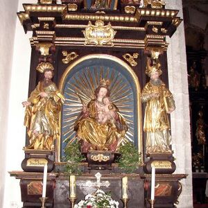 Pfarrkirche Pettenbach - Detail linker Seitenaltar