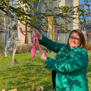 Bunte Bänder - Osteraktion abgeschlossen