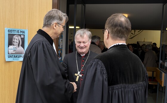 Bischof Scheuer dankt Siebenbürger Sachsen und Banater Schwaben