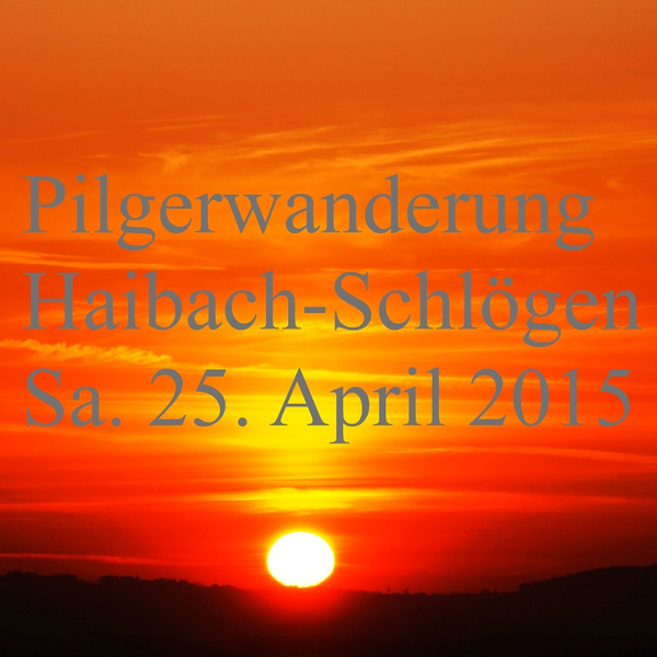 Pilgerwanderung 2015