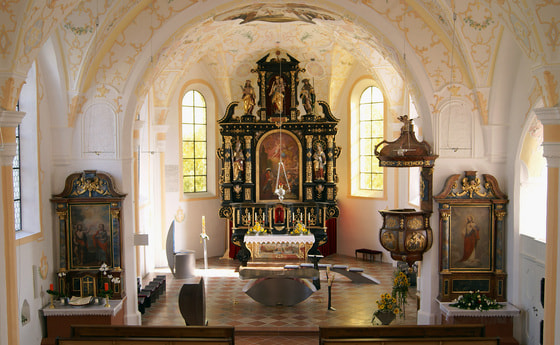 Pfarrkirche Burgkirchen Hl. Maximilian. © Kunstreferat