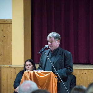 Foto: Bischof Dr. Manfred Scheuer bei den Grußworten