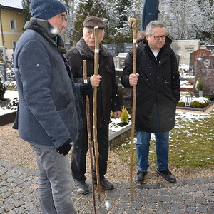 Aktion Pilgerstäbe des Fachteams Ökologie und KMB