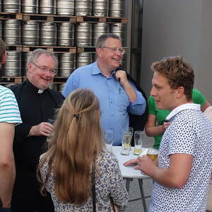 Abpfiff in der Brauerei Freistadt Juni 2018 zur Visitation 2018