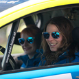 Viktoria Hojas ist die einzige Fahrerin im österreichischen Rallyesport