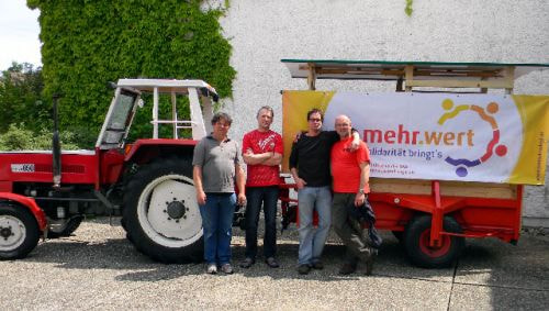 Solidaritäts-Wandertheater im Oberen Mühlviertel. © mensch & arbeit