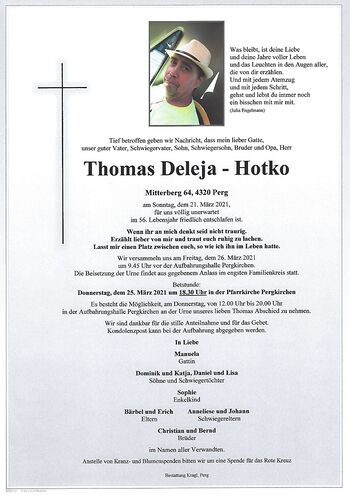 Thomas Deleja - Hotko