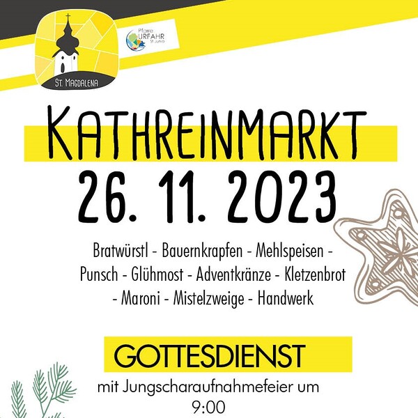 Einladung zum Kathreinfest 2023