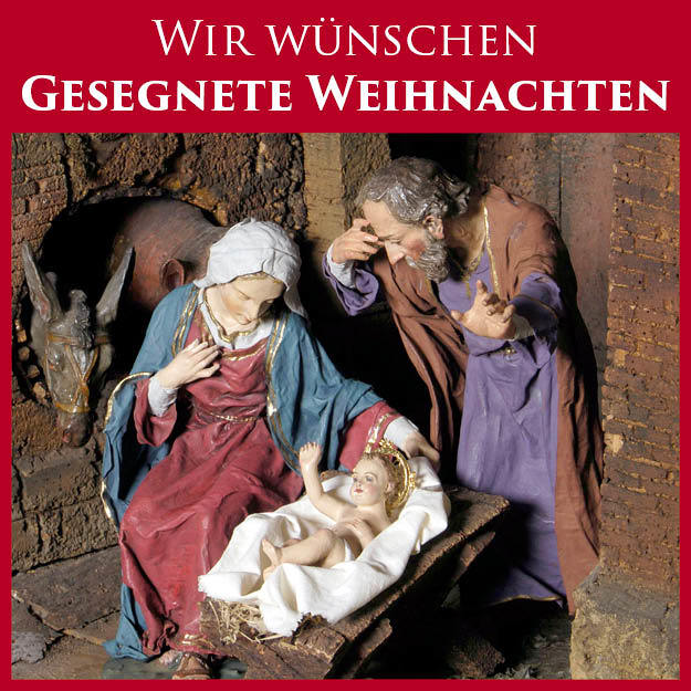 Darstellung der Geburt Jesu in der Osterrieder Krippe der Pfarre Kirchdorf/Krems