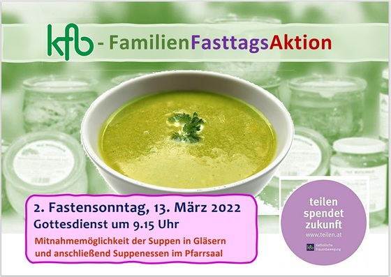 kfb-Fastensuppen-Essen / Christian Koller 2. Fastensonntag - 13. März 2022