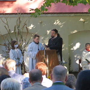 Erntedankfest am 4.10.2020 im Pfarrgarten