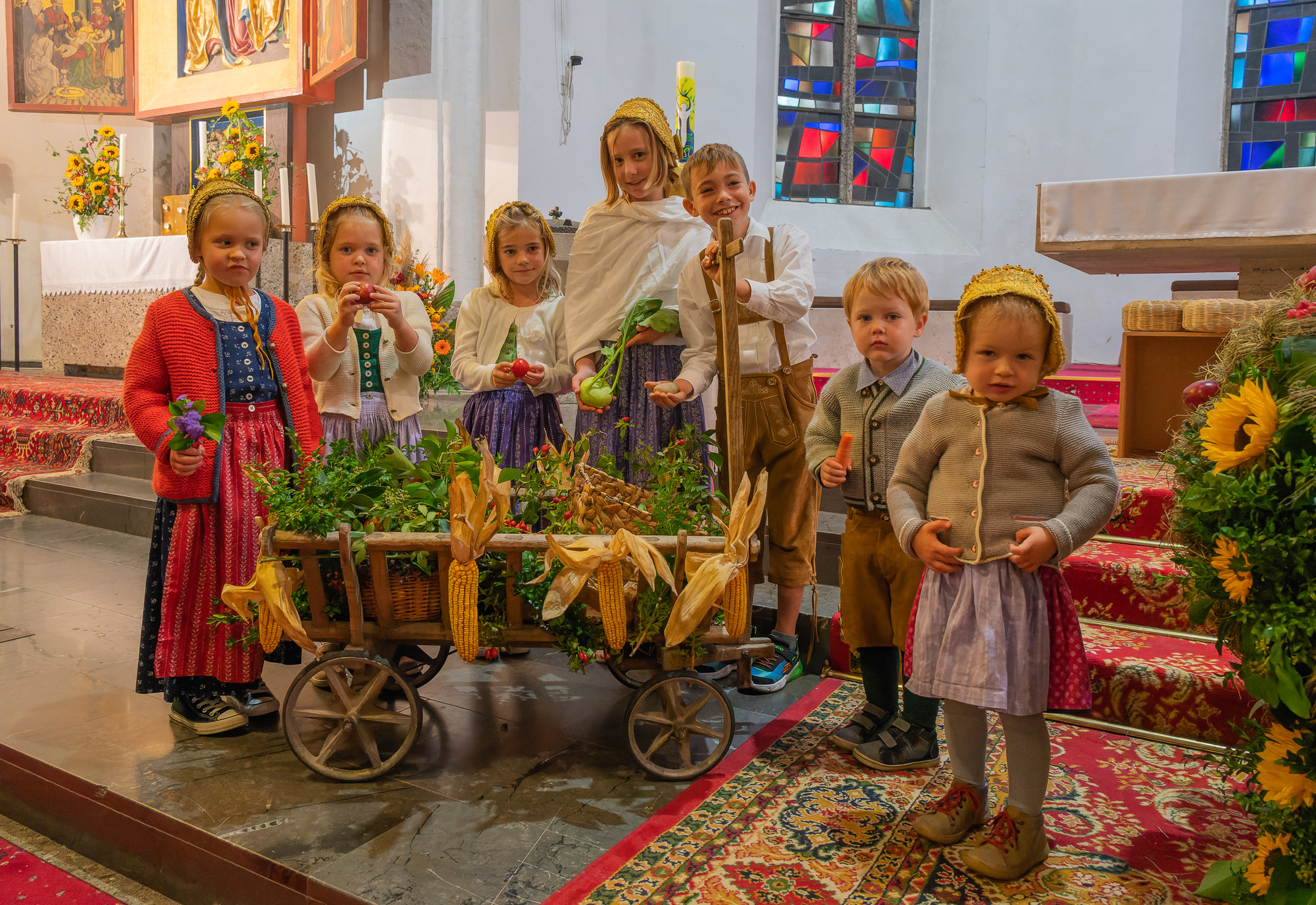 Erntedank in der Pfarre Kirchdorf an der Krems