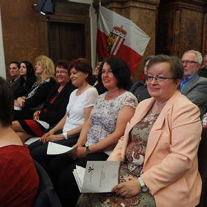 Am 15. Mai 2015 wurde im Linzer Landhaus der 22. Solidaritätspreis verliehen. Den zehn Preisträgerinnen und Preisträgern wurden die Preise von Bischof Dr. Ludwig Schwarz, Landeshauptmann Dr. Josef Pühringer und Soziallandesrätin Mag. Gertraud Jahn üb