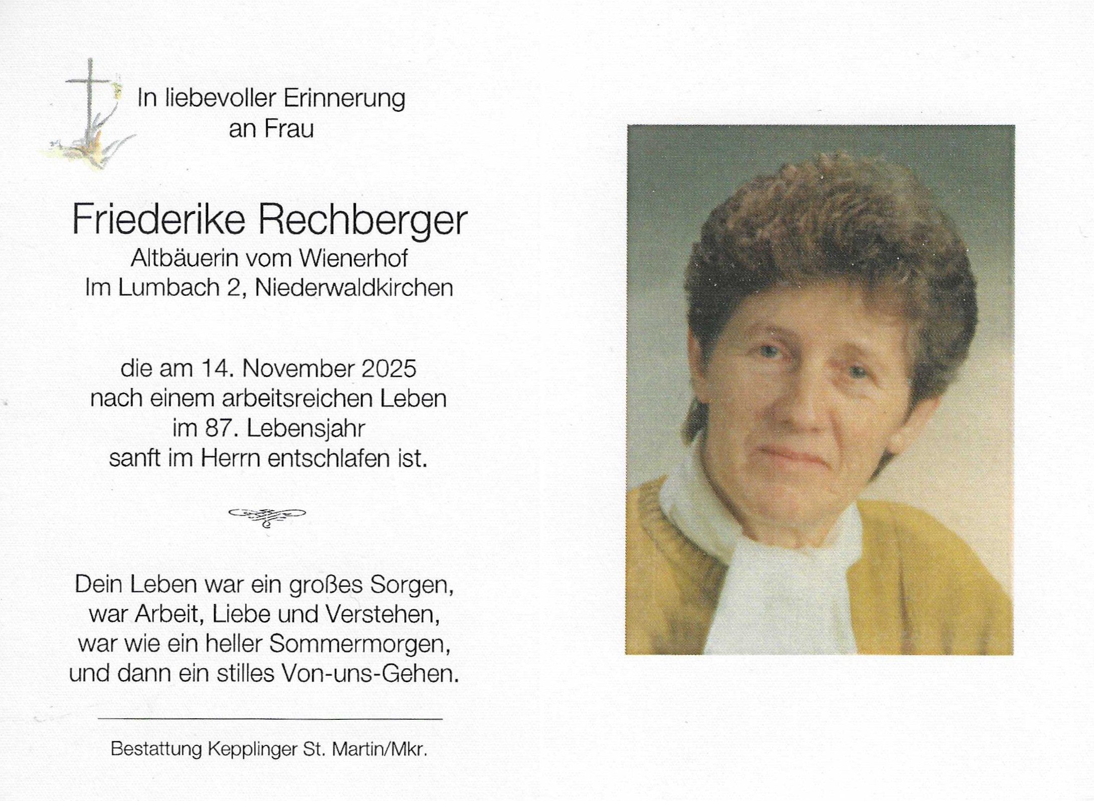 Bestattung Kepplinger St Martin