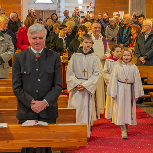 Einzug zum Gottesdienst