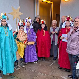 Sternsingeraktion 2024 Pfarrgemeinde St. Florian am Inn