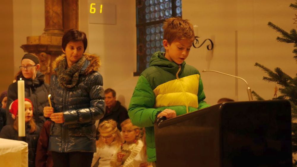 Kinder-Weihnachtsandacht in Eidenberg - Kath. Kirche in OÖ