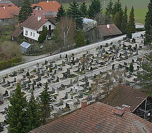 Friedhof Luftansicht