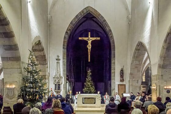 Ökumenischer Gottesdienst / © Diözese Linz / Christoph Huemer Den vom Forum der christlichen Kirchen in Oberösterreich getragenen Gottesdienst feierten Repräsentant:innen von zehn christlichen Kirchen mit.