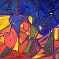 Adolf Hölzel: Abstraktion II (1915/16), Staatsgalerie Stuttgart