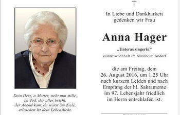 Anna Hager