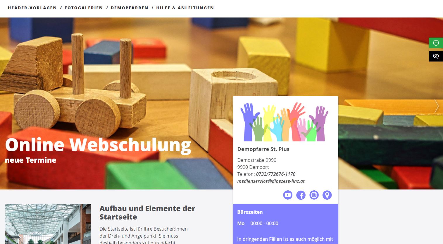 Slider Online Webschulung