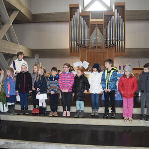 Vorstgellgottesdienst der Erstkommunionkinder am 11. März 2018