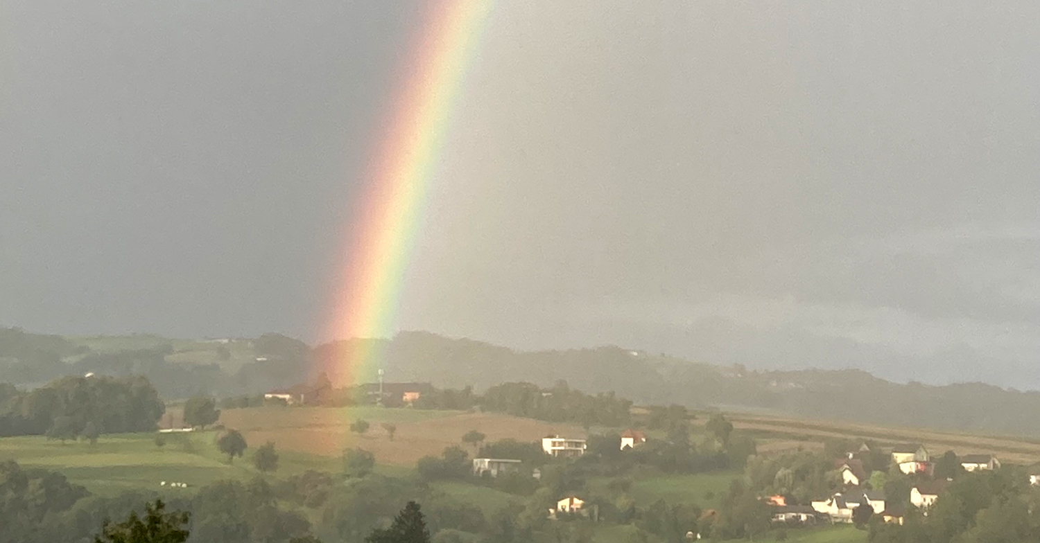 Regenbogen über Schwertberg