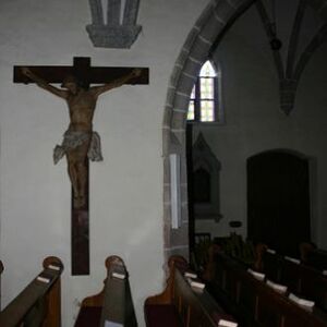 Innenraum  der Kirche vor dem Umbau