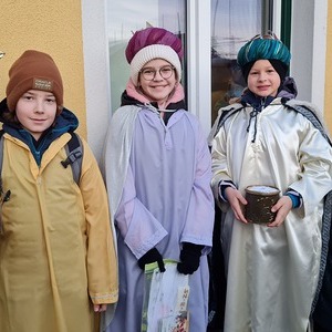 Diese Gruppe war am 2. Jänner im ersten Teil von Bergham unterwegs. 