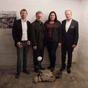 Foto: vlnr Reini Fischer, Bischof Dr. Manfred Scheuer, Anita Buchberger, Dr. Reinhold Mitterlehner