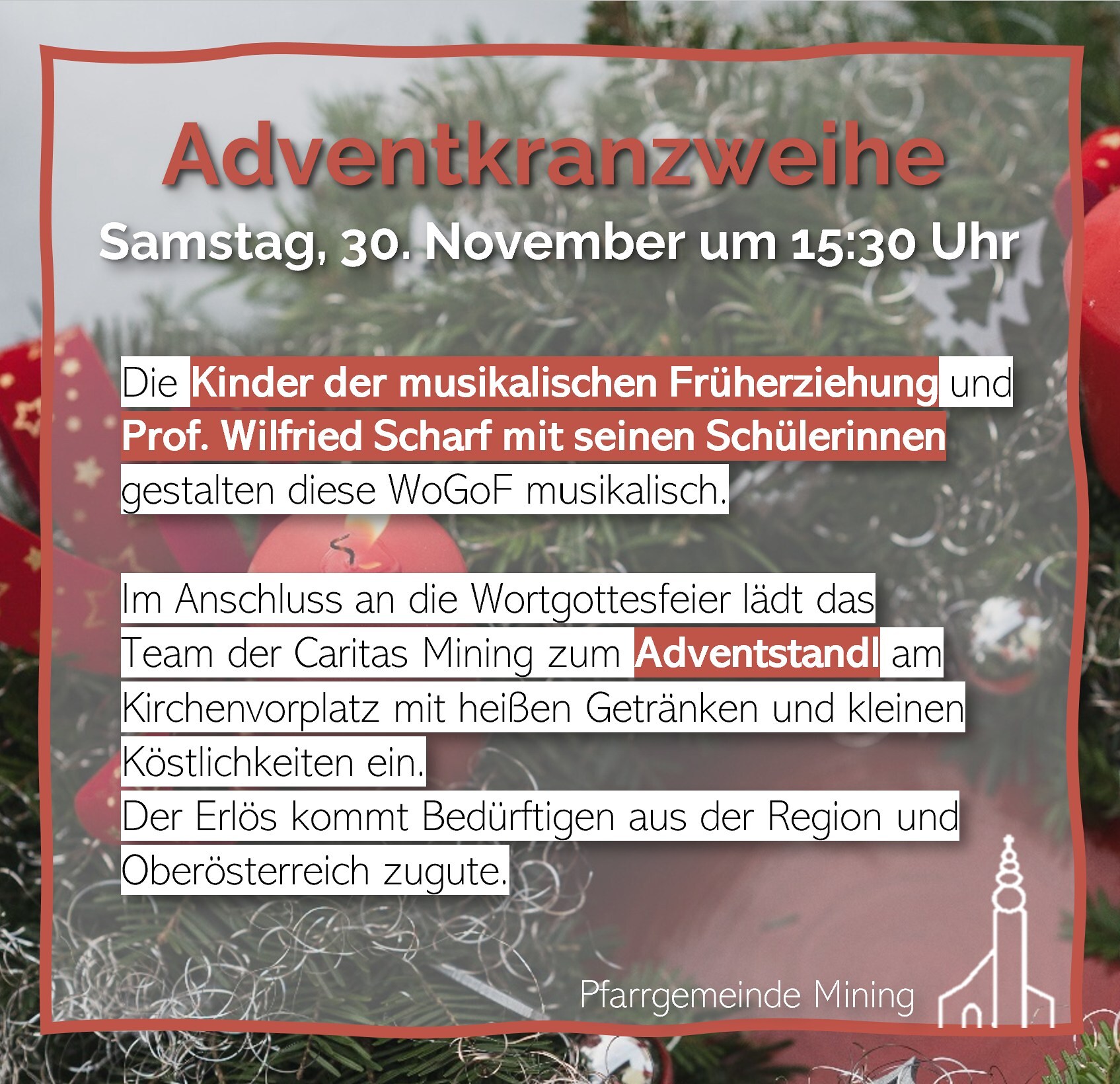 Adventkranzweihe