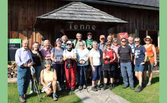 Gruppenbild vom Wandertag