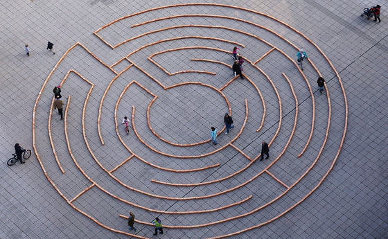 Labyrinth am Domplatz