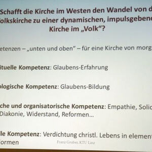 Vortrag von Univ.-Prof. Dr. Franz Gruber 