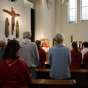 Gemeinsame Prozession von Marcel Callo und St, Quirinus