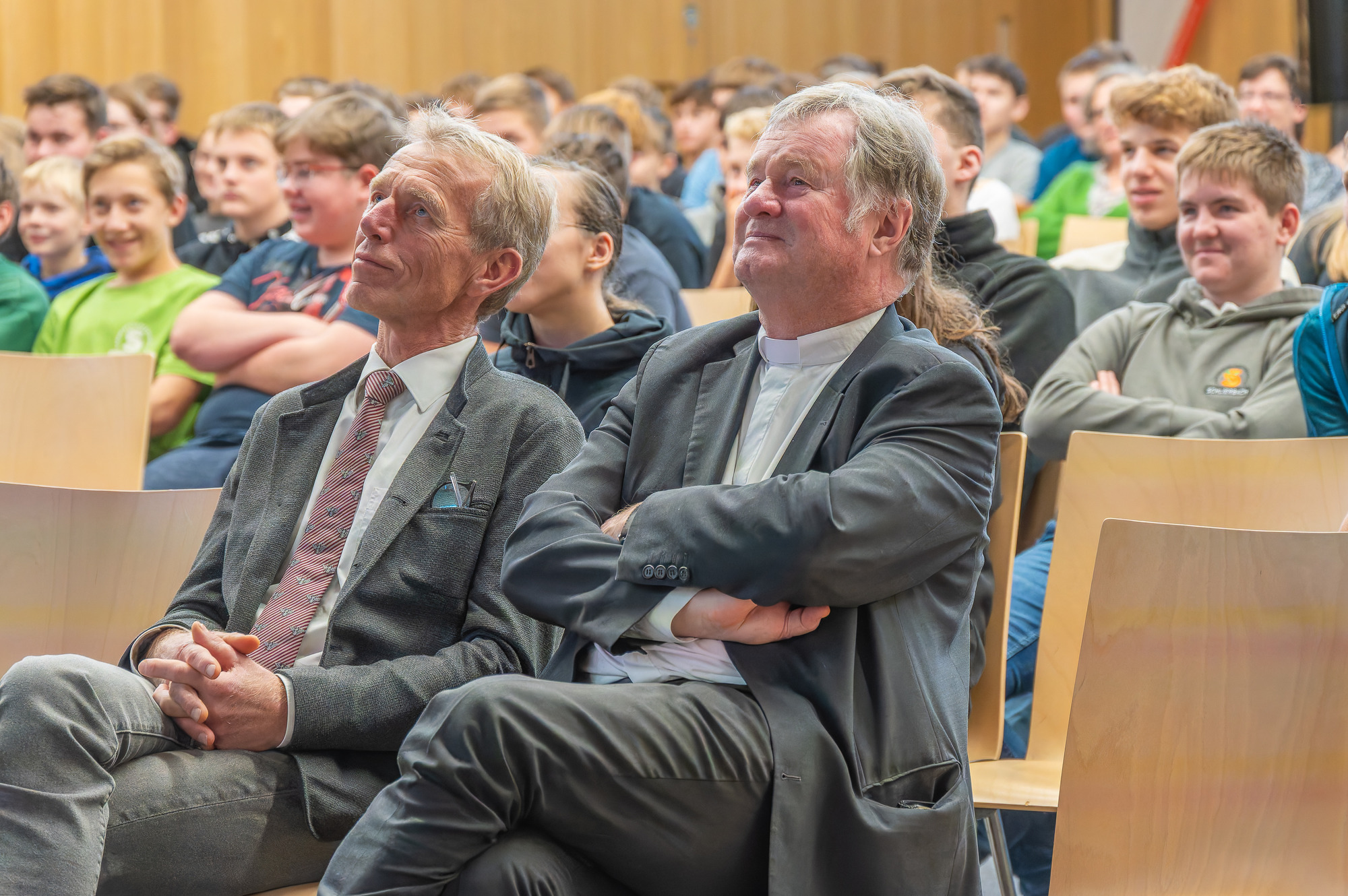 Bischofsbesuch in der Landwirtschaftsschule Schlierbach